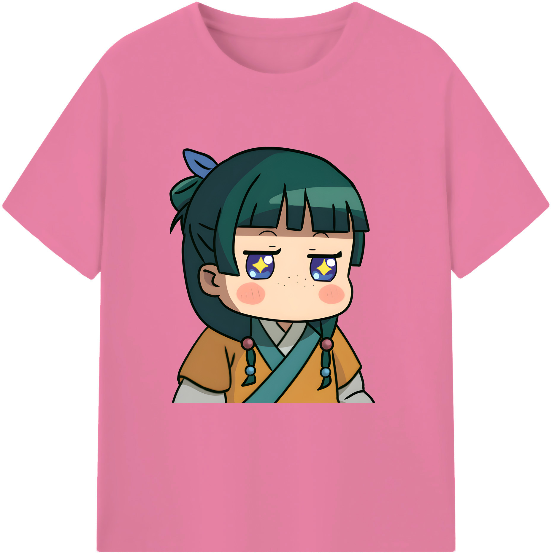 （画像用） 薬屋のひとりごと The Apothecary Diaries 綿100％半袖Tシャツ（フロントプリント）